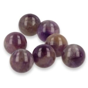 Amethist kralen 8 mm - 7 st.