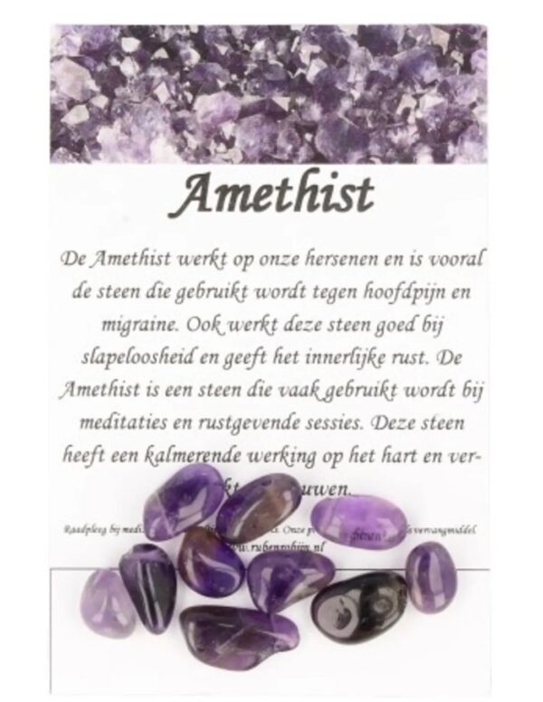 Amethist kralen druppel - 10 st. - Image 5