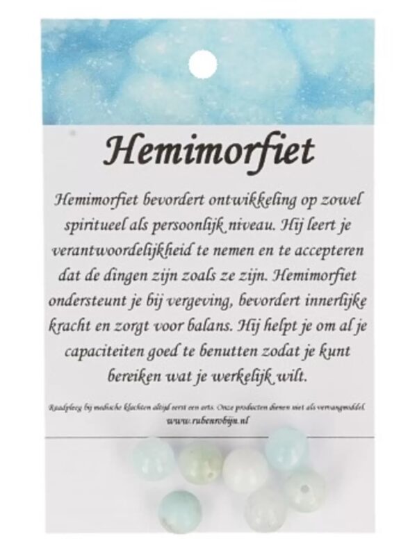 Hemimorfiet kralen 8 mm - 7 st. - Image 2