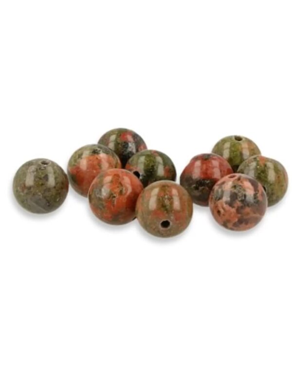 Unakiet kralen 8 mm - 10 st.