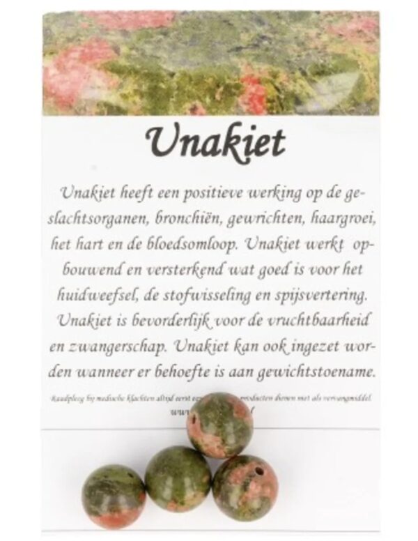 Unakiet kralen 12 mm - 4 st. - Image 5