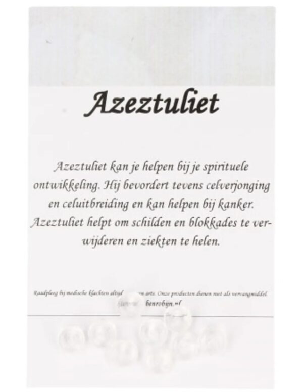 Azeztuliet facet kralen - 9 st. - Image 6