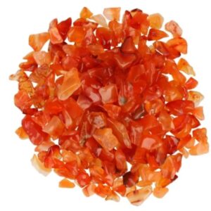 Carneool 100 gr. trommelstenen (mt1)