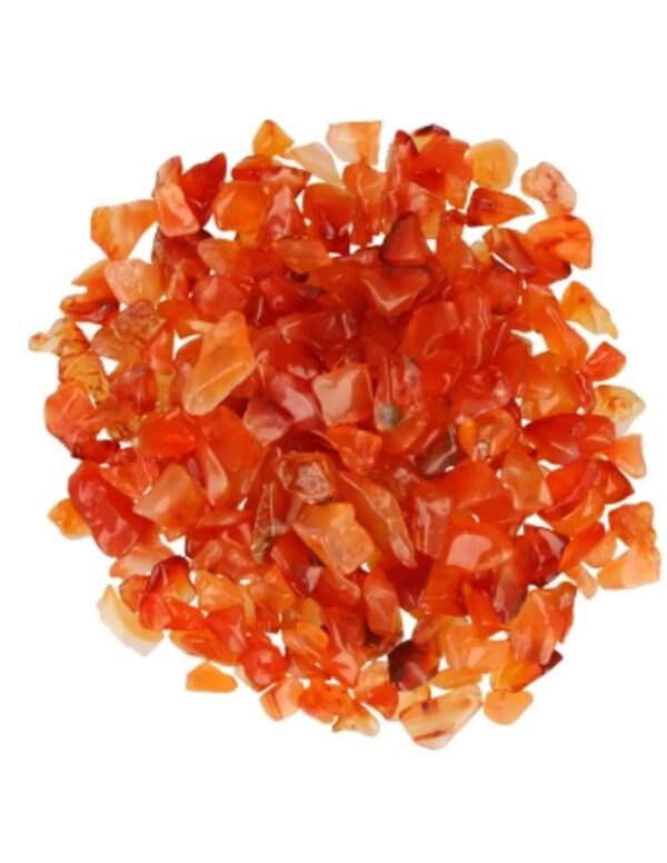 Carneool 100 gr. trommelstenen (mt1)
