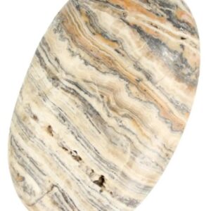 Aragoniet zebra reuze handsteen nr.1
