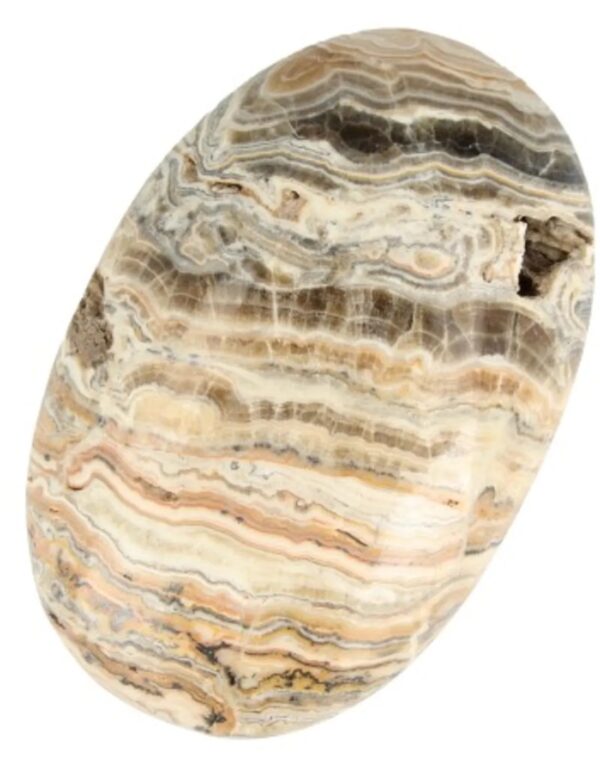 Reuze handsteen Aragoniet zebra nr.4