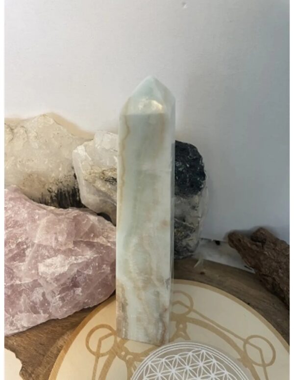 Calciet Caribbean obelisk nr.3 - Image 4