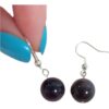 Amethist oorbellen bol 12 mm - Love Gems - Image 3