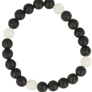 Windroos armband Jade wit