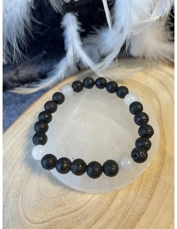 Windroos armband Jade wit - Image 2