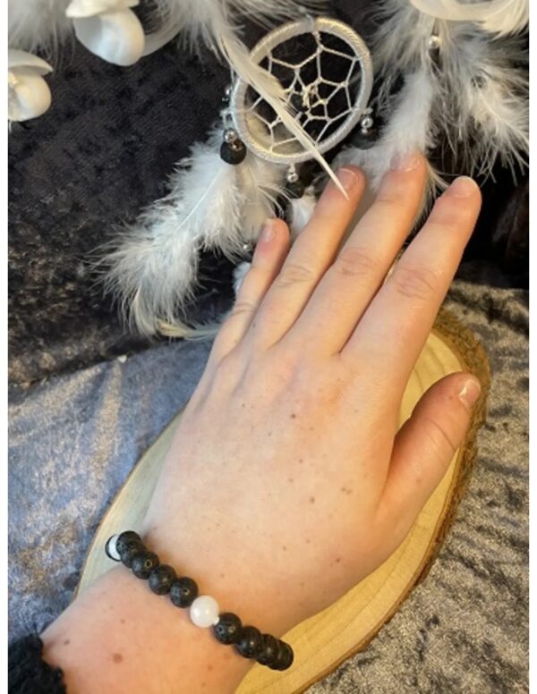 Windroos armband Jade wit - Image 4