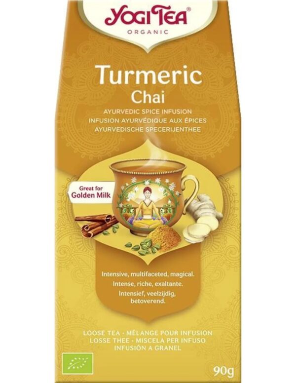 Yogi Tea Kurkuma Chai - Turmeric Chai 90g Bio