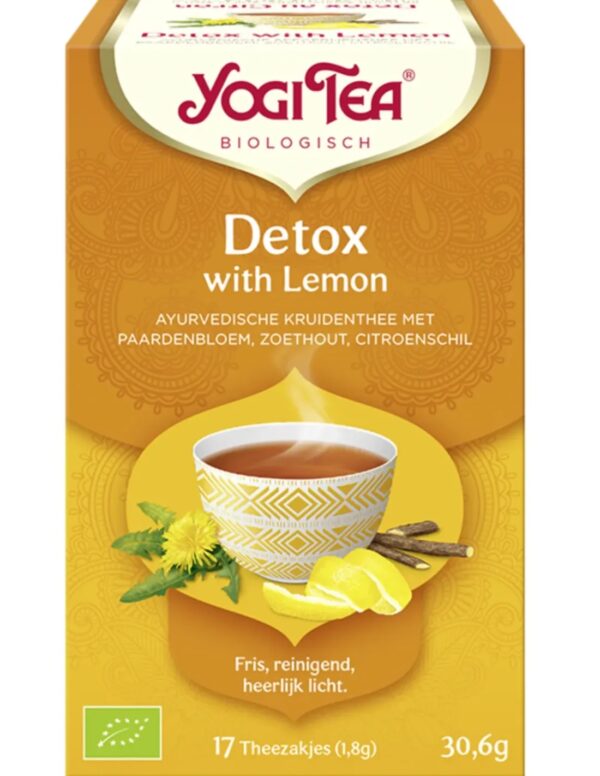 Yogi Tea Detox Lemon Bio pakje
