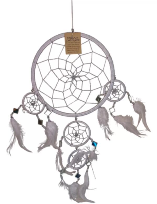 Dromenvanger - Spiegel - 22cm - wit