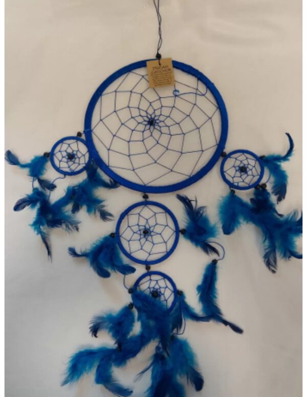 Dromenvanger - 22 cm - Blauw - alleen veren - Image 2