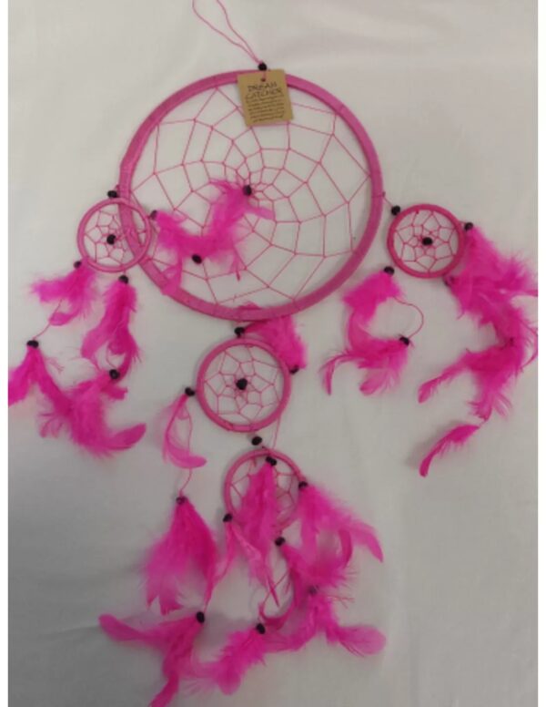 Dromenvanger - 22 cm - Roze - alleen veren - Image 2