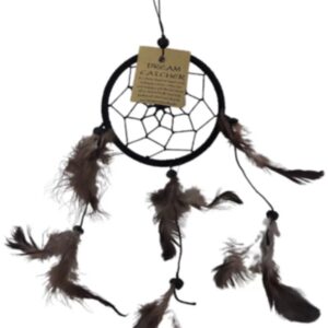Dromenvanger - Alleen veren - 9cm - Zwart