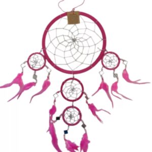Dromenvanger - spiegel - 22cm - roze