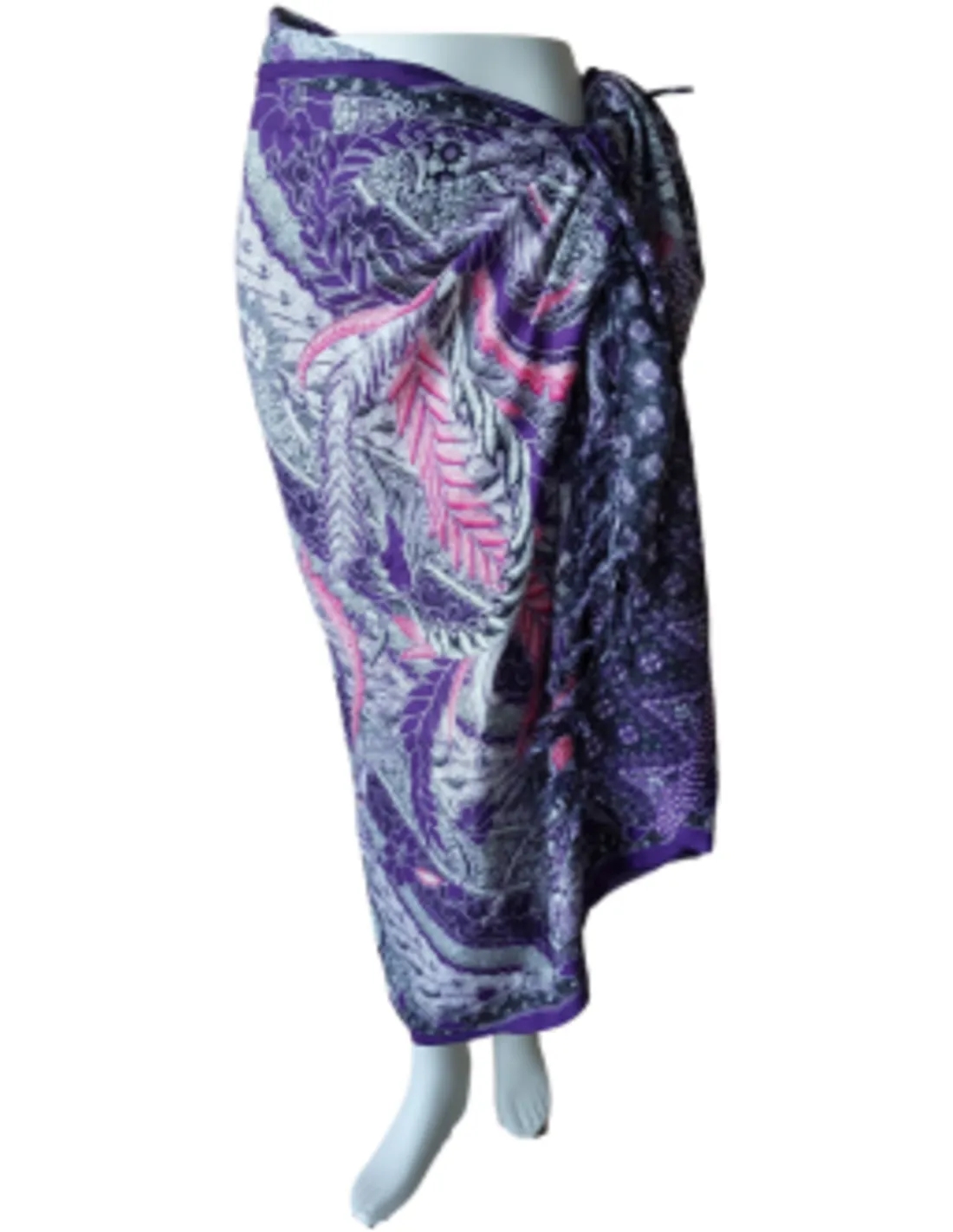 Sarong - 023 - Paarse pracht van Om Namaste - Pareo Saunadoek Wikkeljurk