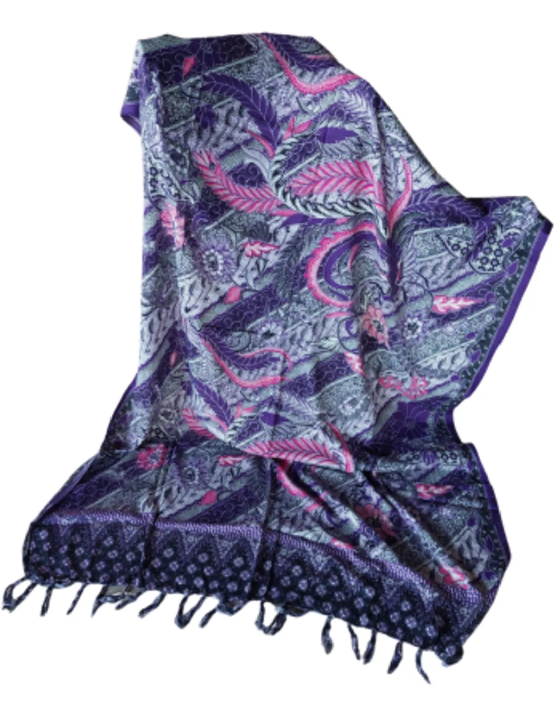 Sarong - 023 - Paarse pracht van Om Namaste - Pareo Saunadoek Wikkeljurk - Image 3