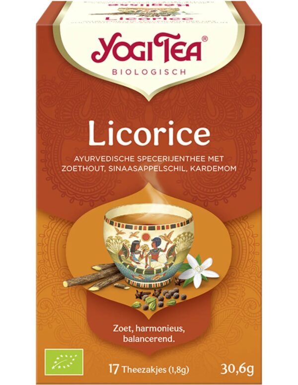 Yogi Tea Licorice Bio- tray: 6 stuks - Image 2