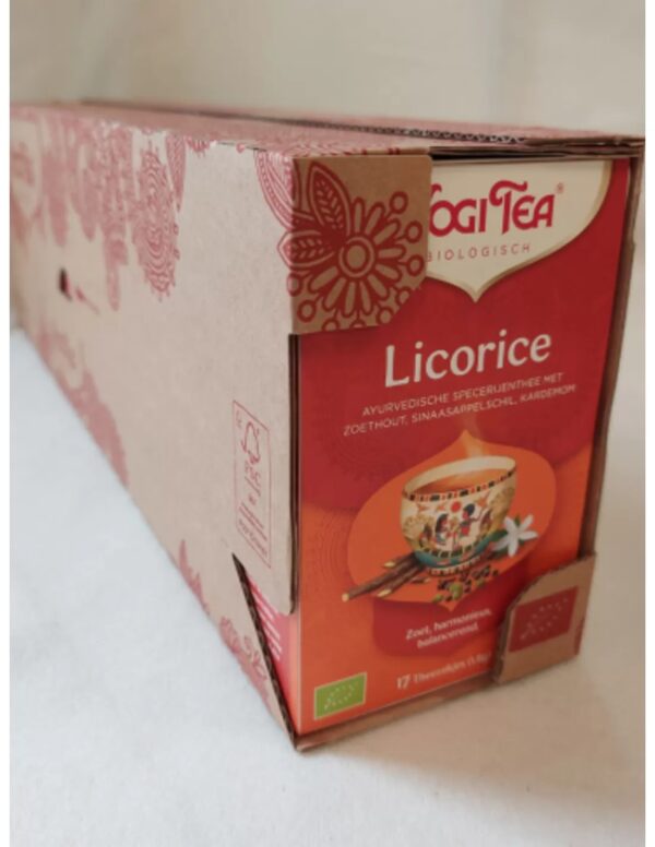 Yogi Tea Licorice Bio- tray: 6 stuks - Image 3