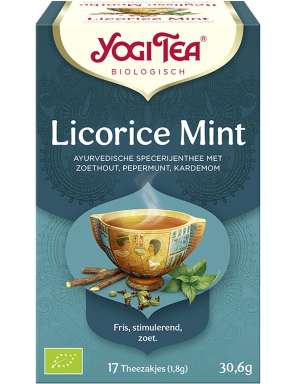 Yogi Tea Licorice Mint - tray: 6 stuks - Image 2