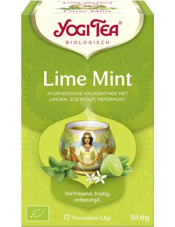 Yogi Tea Lime Mint - tray: 6 stuks - Image 2