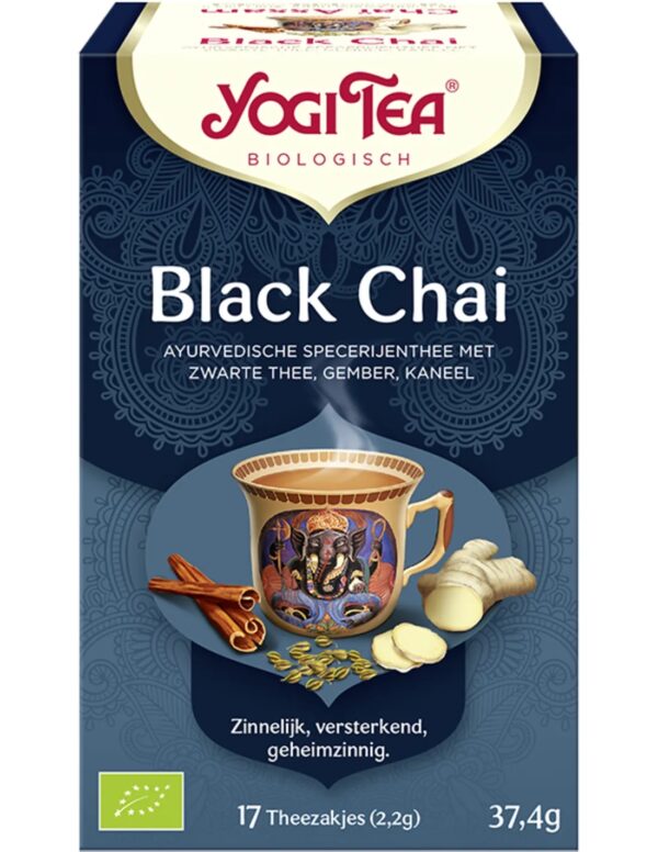 Yogi Tea Black Chai - tray: 6 stuks - Image 2