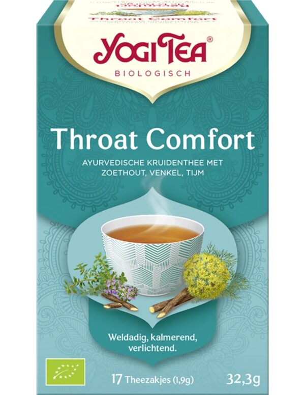 Yogi Tea Throat Comfort - tray: 6 stuks - Image 2