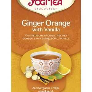 Yogi Tea Ginger Orange with Vanilla - tray: 6 stuks