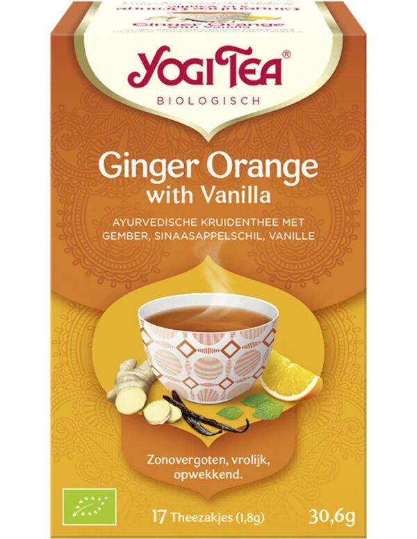 Yogi Tea Ginger Orange with Vanilla - tray: 6 stuks - Image 2