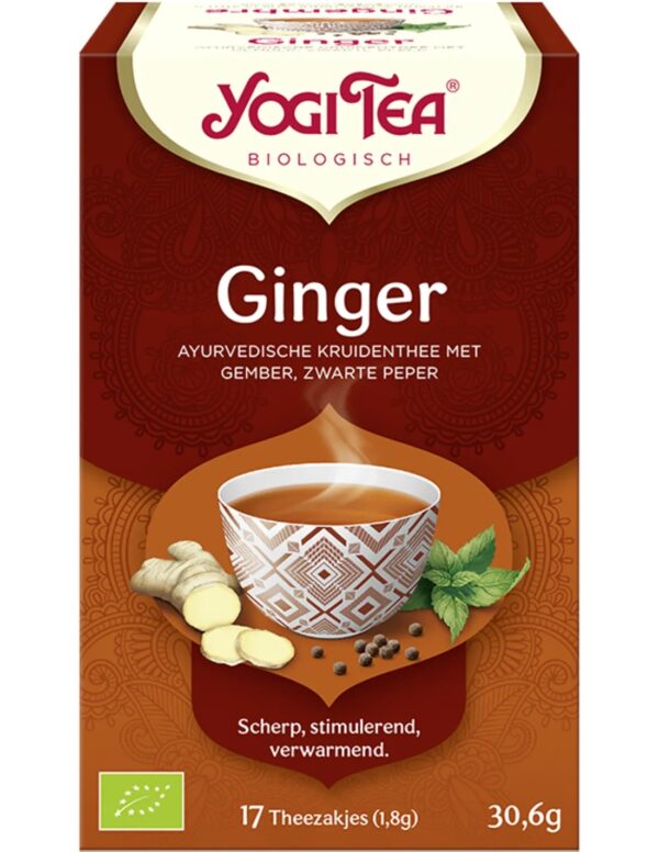 Yogi Tea Ginger - tray: 6 stuks - Image 2