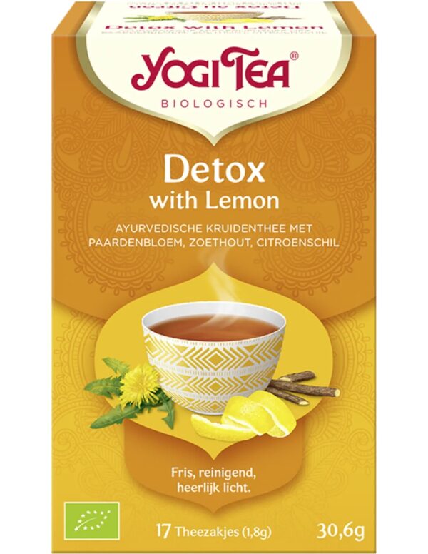 Yogi Tea Detox with Lemon - tray: 6 stuks - Image 2