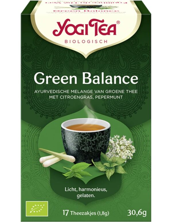 Yogi Tea Green Balance - tray: 6 stuks - Image 2