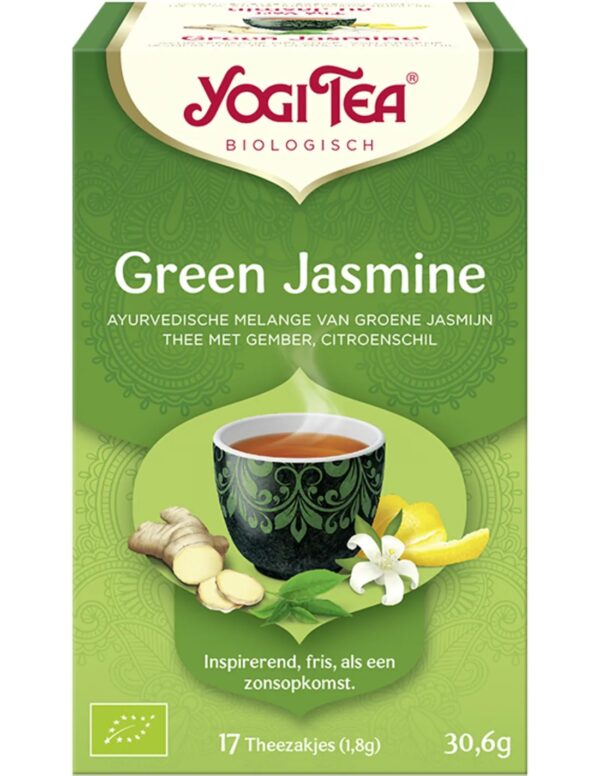 Yogi Tea Green Jasmine - tray: 6 stuks - Image 2