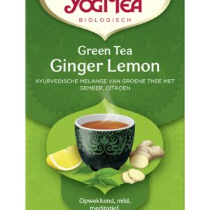 Yogi Tea Green Tea Ginger Lemon - tray: 6 stuks