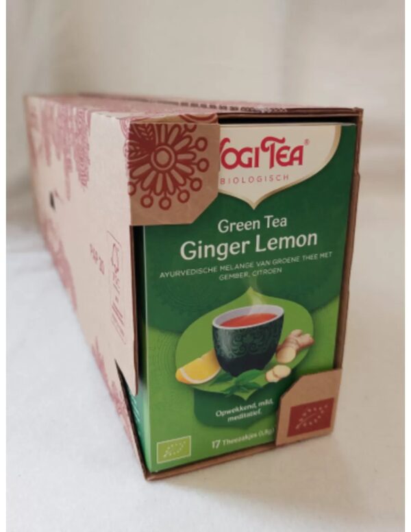 Yogi Tea Green Tea Ginger Lemon - tray: 6 stuks - Image 3