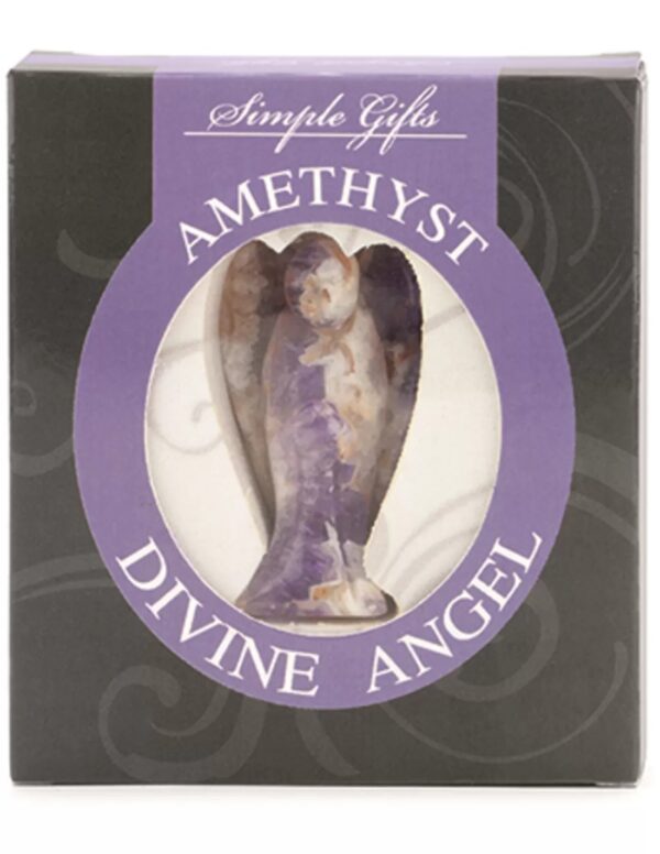Amethist engel 5 cm displayset 1 st.