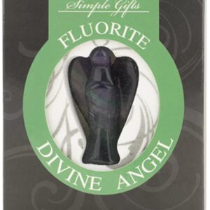Fluoriet engel 5 cm displayset 1 st.