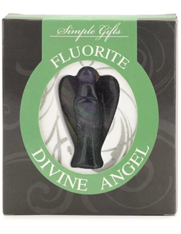 Fluoriet engel 5 cm displayset 1 st.