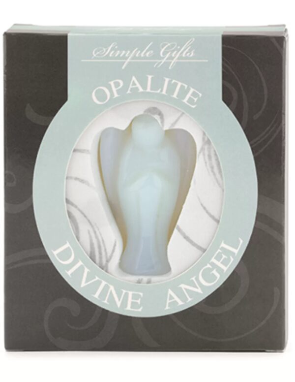 Opaliet engel 5 cm displayset 1 st. (synth)
