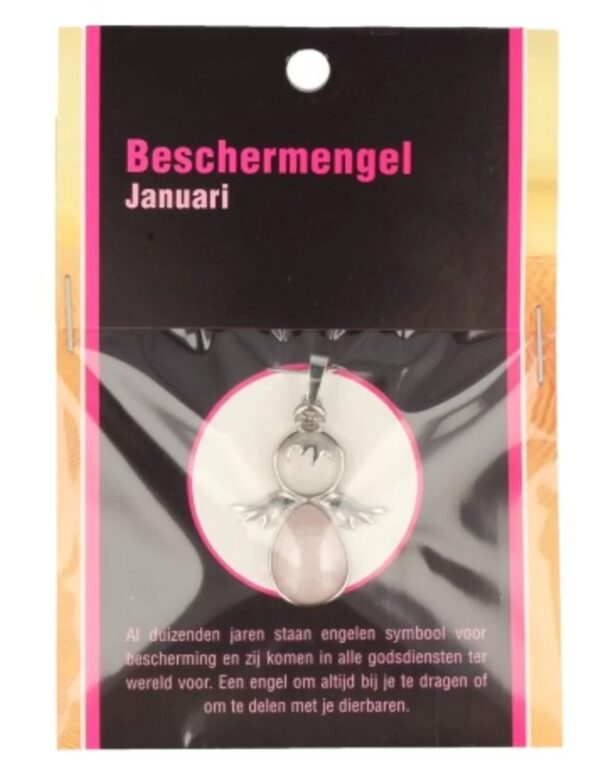 Beschermengel Januari op kaartje