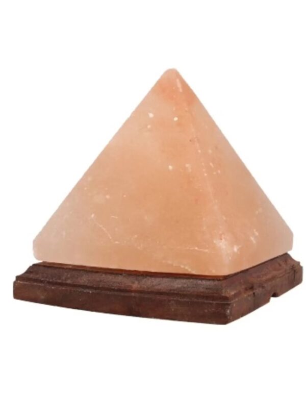 Zoutsteen lamp piramide incl. elektra
