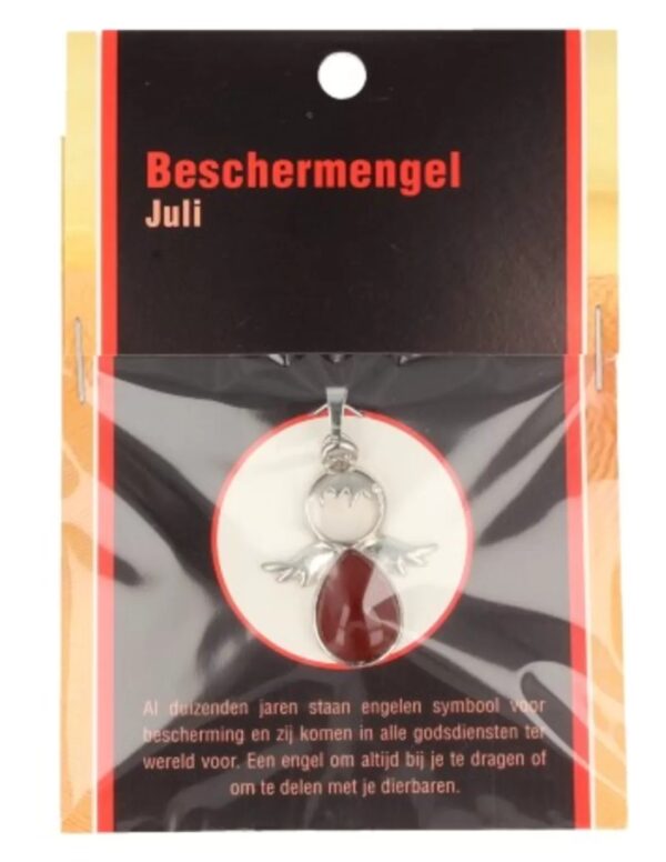 Beschermengel Juli op kaartje