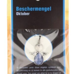 Beschermengel Oktober op kaartje