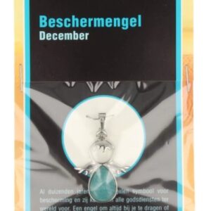 Beschermengel December op kaartje