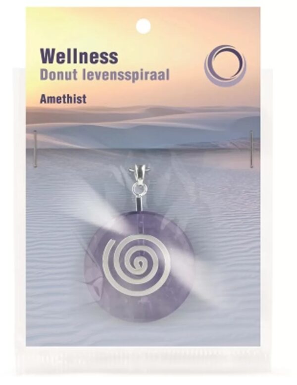 Amethist donut levensspiraal