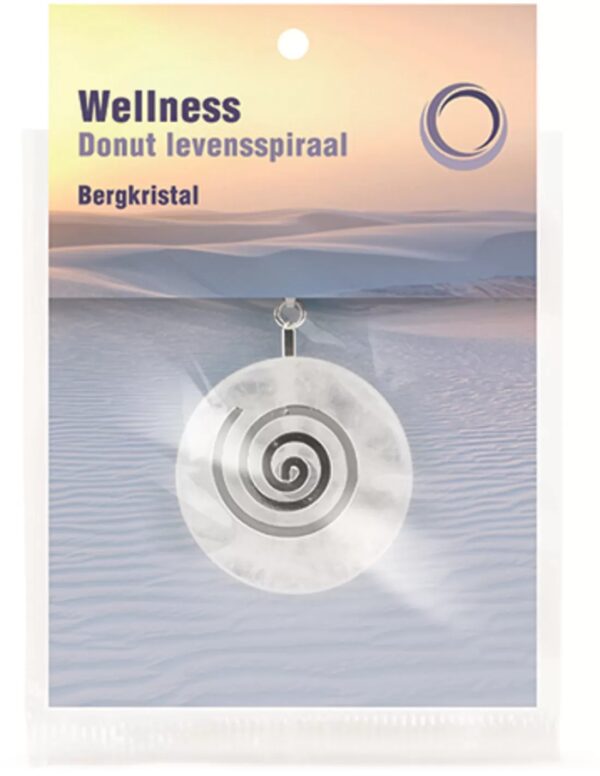 Bergkristal donut levensspiraal