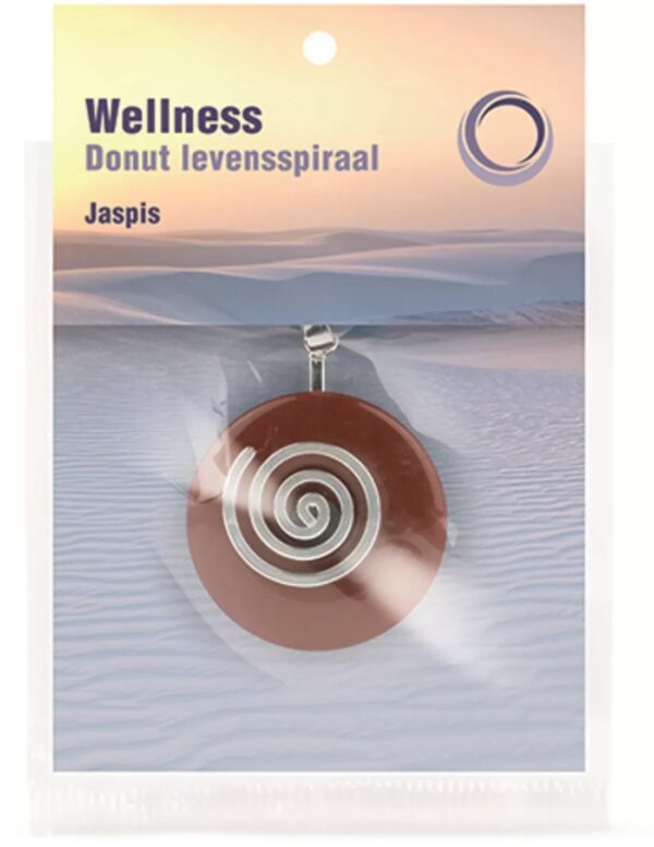 Jaspis rood donut levensspiraal